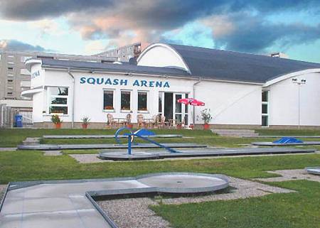 Pohled na Squash Arenu